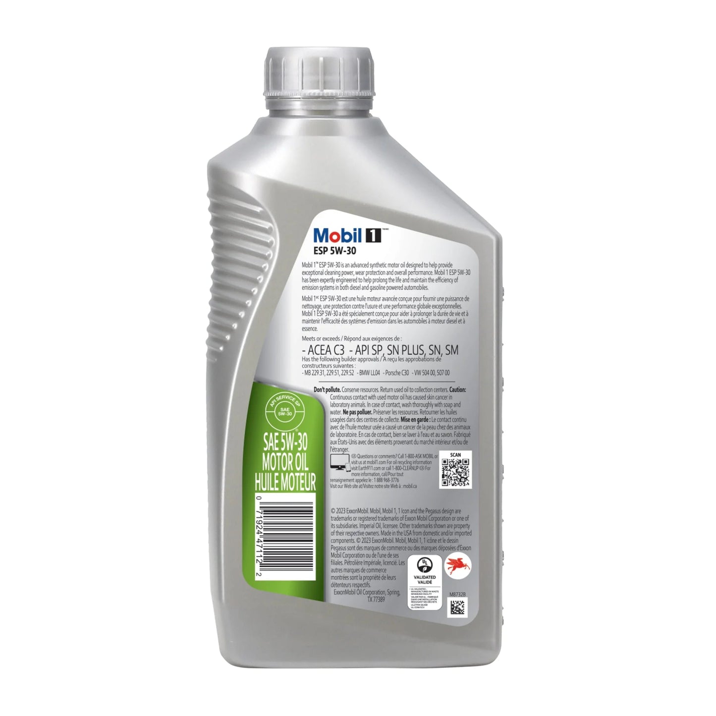 ESP Full Synthetic Motor Oil 5W-30, 1 Quart