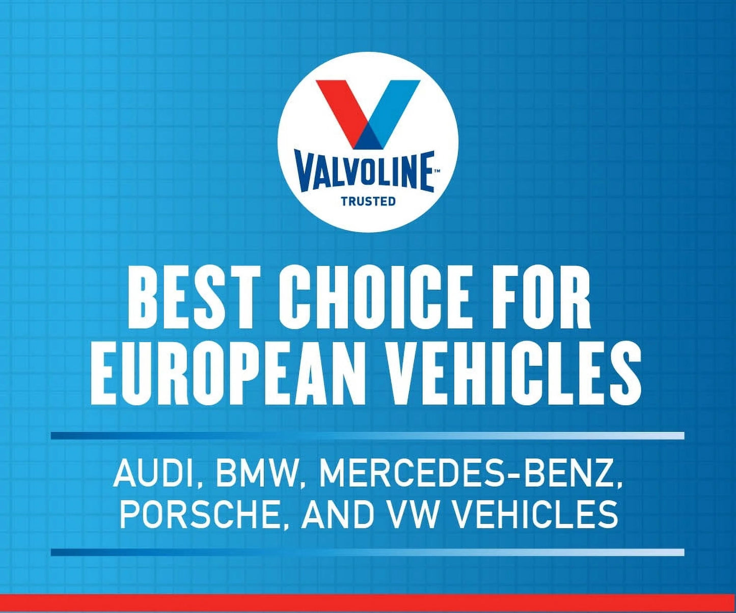 European Vehicle Full Synthetic 0W-40 Motor Oil 1 QT