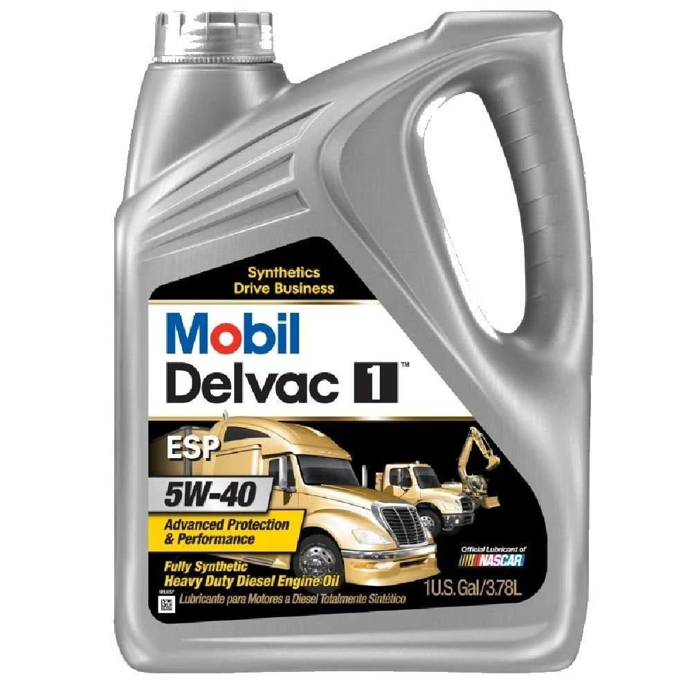 1 112825 Delvac 1 Gallon 1 ESP 5W-40 Full Synthetic Motor Oil