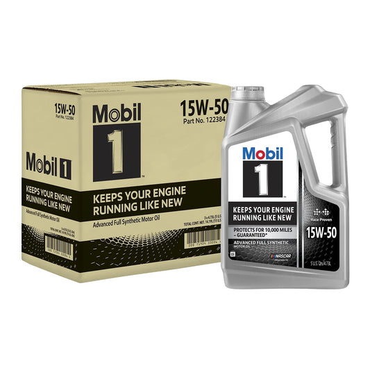 (3 Pack)  Advanced Full Synthetic Motor Oil 15W-50, 5 Qt (3 Pack)