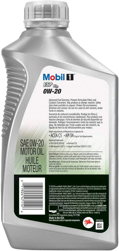 ESP X2 Full Synthetic Motor Oil 0W-20 (12 Quarts)