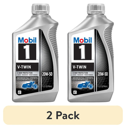 V-Twin Full Synthetic Motorcycle Oil 20W-50, 1 Quart