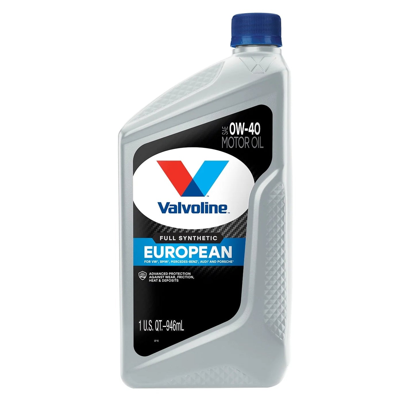 European Vehicle Full Synthetic 0W-40 Motor Oil 1 QT