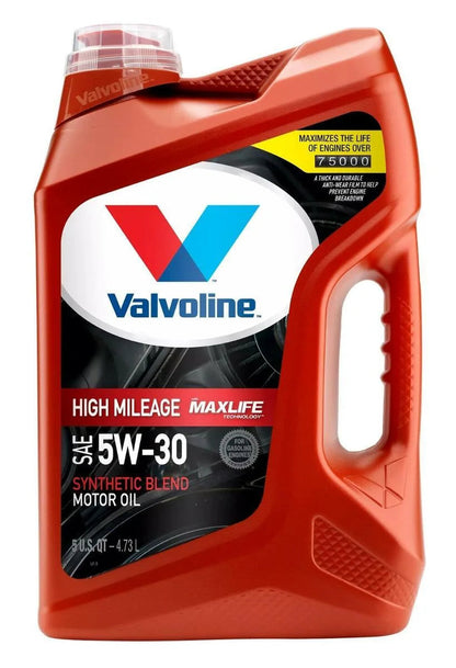 881163 SAE 5W30 High Mileage Motor Oil, Quart